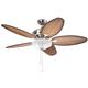 Kichler Lighting Casual Brushed Nickel 52 inch Ceiling Fan with 2-light Kit