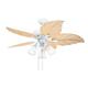 Kichler Lighting Transitional White 52 inch Ceiling Fan with 3-light Kit