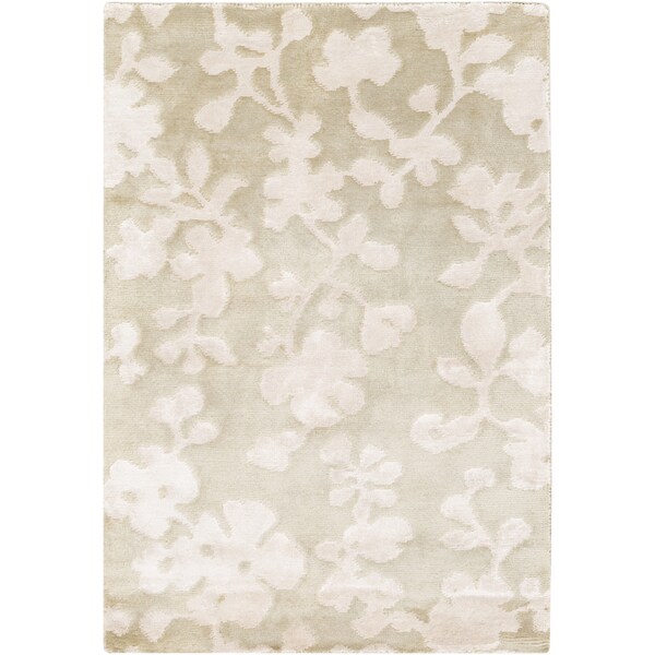 Candice Olson : Hand-Knotted Rodney Floral Indoor Rug (9' x 13')