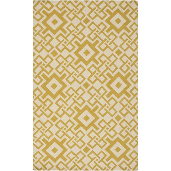 KD Spain  Hand-hooked Luke Geometric Polypropylene Rug (8' x 10'6)