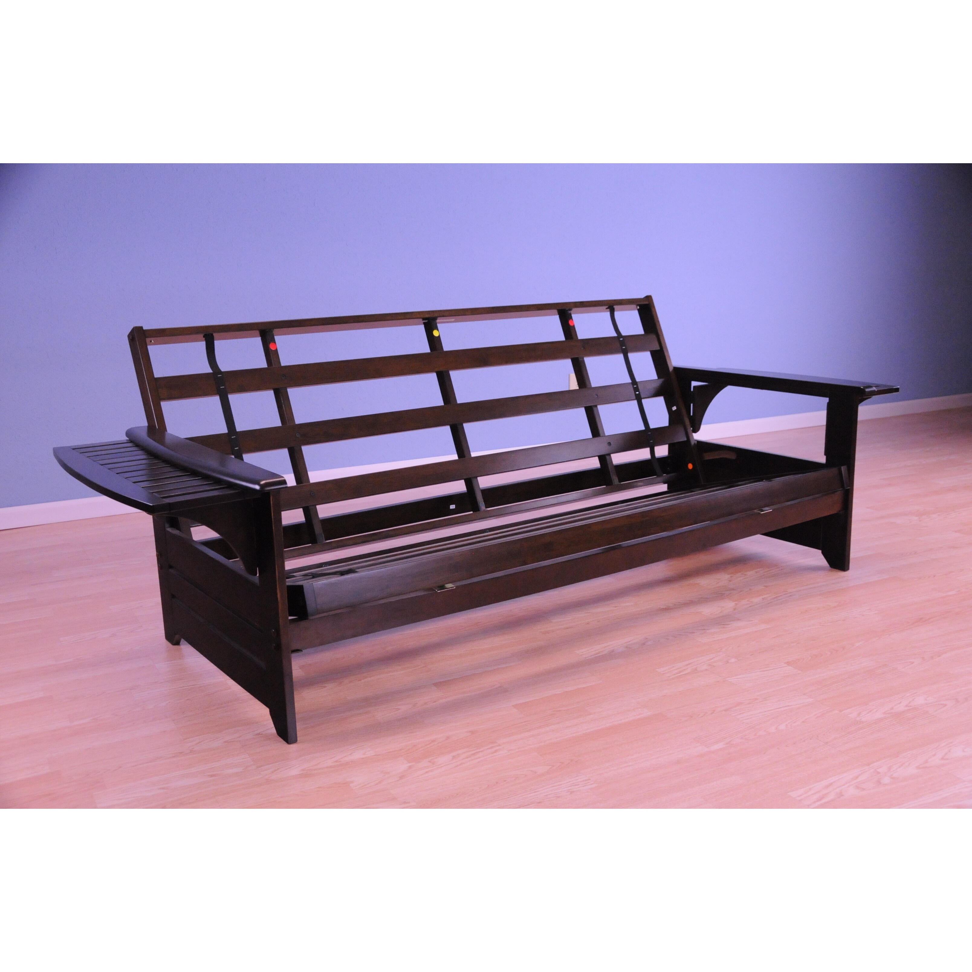 Somette Phoenix Queen Size Futon Sofa Bed with Hardwood Frame and