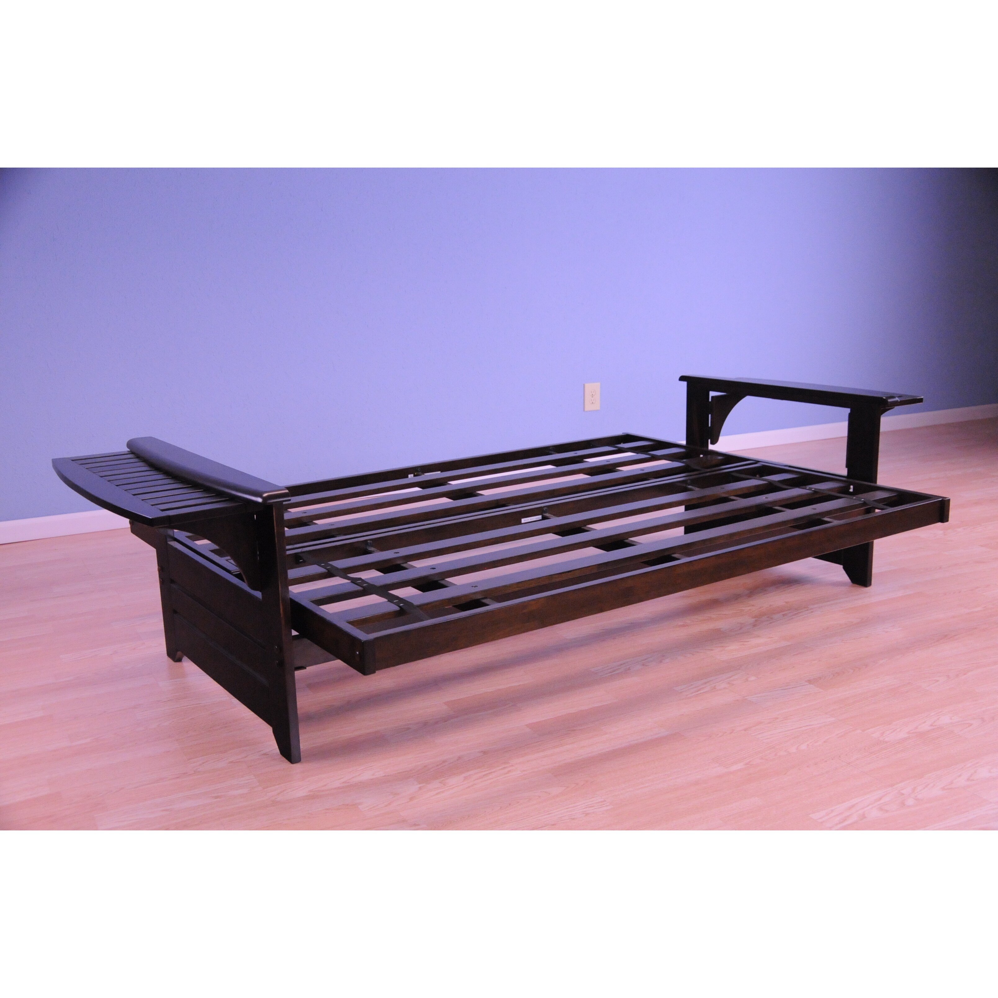 Somette Phoenix Queen Size Futon Sofa Bed with Hardwood Frame and