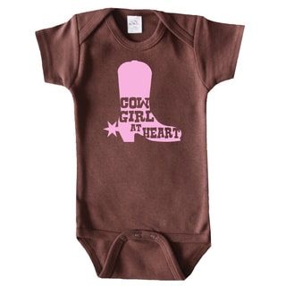 Rocket Bug Cowgirl at Heart Cowgirl Boot Bodysuit
