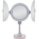 Zadro Surround Lighted Tri-fold Dual Sided Vanity Mirror 