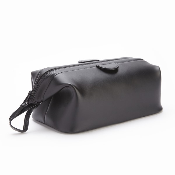 Royce Leather Genuine Leather Toiletry Travel Wash Bag