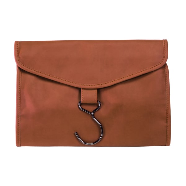 Royce Leather Hanging Toiletry Travel Wash Bag