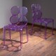 Christopher Knight Home Circleville Transparent PC Chair (Set of 2)