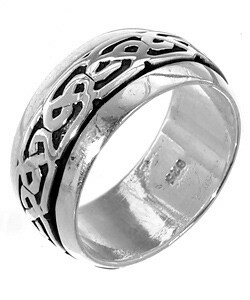 Sterling Silver Celtic Spinner Ring