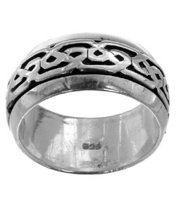 Sterling Silver Celtic Spinner Ring