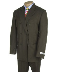 Phat Farm Men's Double Breasted Suit With Vest | Overstock.com