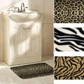 Animal Print Memory Foam 17x24 inch Bath Mats (Set of 2)