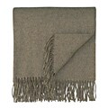 Bocasa Brown Woven Cashmere Blanket