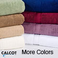 Calcot Supima Zero Twist Foldover Edging Cotton Bath Sheets (Set of 2)