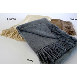Cashmere Showroom Signature Merino Wool Luxury Throw