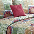 Catalina Red 5-piece Quilt Set