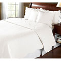 Cecilia Whisper White 3-piece Quilt Set