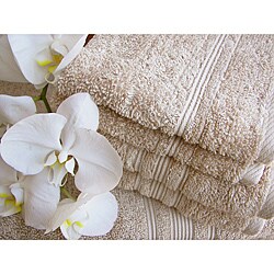 Charisma Linen Beige Premium Hygro Cotton 24-piece Bath Towel Set