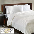Chrysalife Silk-filled Stripe Jacquard Silk California King-size Comforter