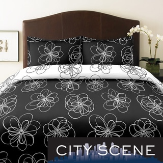 City Scene Luna King-size 3-piece Duvet Cover Set