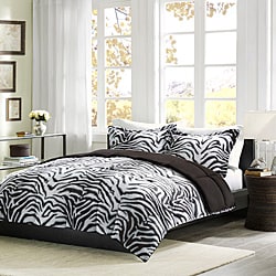 Comfort Classic Zebra Twin-size 2-piece Down Alternative Comforter and Sham Set
