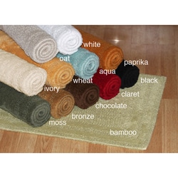 Cotton Reversible Bathroom Rug (2'6 x 4'2)