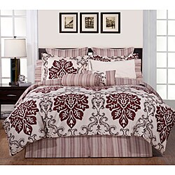 Country Ridge 12-piece Full-size Bed in a Bag with Sheet Set