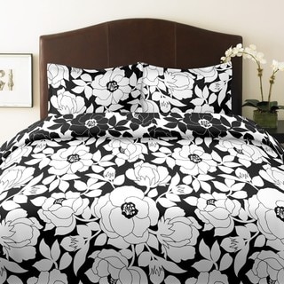 City Scene Mckenzie Floral Full/ Queen-size 3-piece Duvet Cover Set