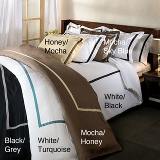 Hotel Collection 300 Thread Count Solid Twin-size 2-piece Duvet Cover Set