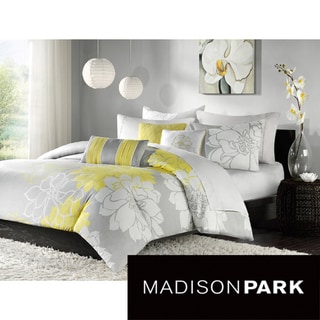 Madison Park 'Brianna' Contemporary 6-piece Duvet Cover Set
