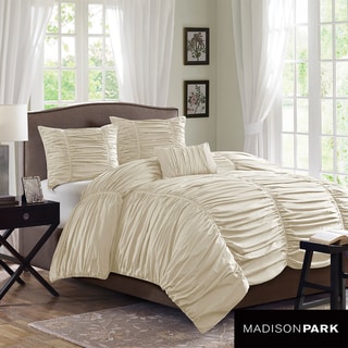 Madison Park Newport Cotton 4-piece Duvet Cover Set