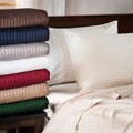 Egyptian Cotton 400 Thread Count Stripe Pillowcases (Set of 2)