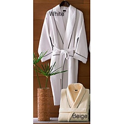 Egyptian Cotton Waffle Terry Bathrobe