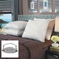 Famous Maker Premium Microfeather Triple Chamber Pillows (Set of 4)