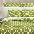 Green Scroll 3-piece Comforter Set