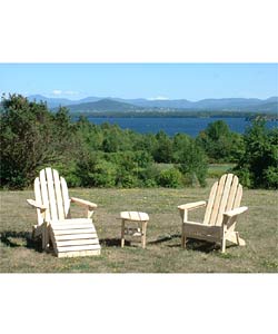 Classic Cedar Adirondack Footrest