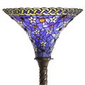 Tiffany-style Blue Star Torchiere