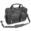 Amerileather Black Leather Business Briefcase