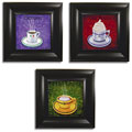 Free supportive article for abstract Lstd California Rafuse Fresh Hot Coffee Framed Artwork Collection