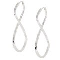 Sterling Silver High Polish Designer Earrings