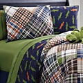 Dinosaur Reversible 4-Piece Full-Size Comforter Set