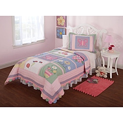 Anna's Daydream Embellished 3-piece Quilt Set