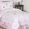 Sweet JoJo Designs Ballerina 3-piece Girl Queen-size Quilt Set