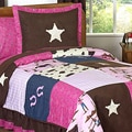 Sweet JoJo Designs Cowgirl 3-piece Girls Queen-size Quilt Set
