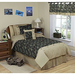 Sweet JoJo Designs Green 3-piece Full/ Queen-size Comforter Set