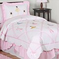 Sweet JoJo Designs Pink 4-piece Twin-size Comforter Set