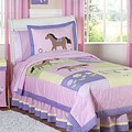 Sweet JoJo Designs Pink/ Purple 4-piece Twin-size Comforter Set