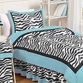 Sweet JoJo Designs Turquoise Funky Zebra 3-piece Full/ Queen-size Bedding Set