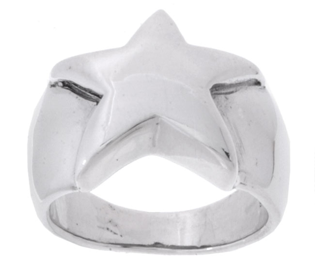 Sterling Silver Star Ring  