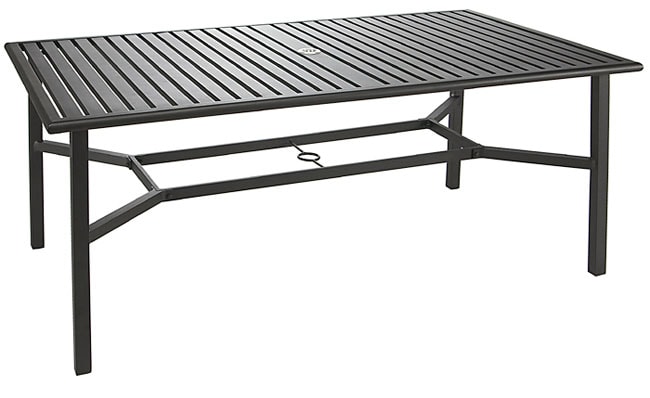 Calabria Rectangular Aluminum Outdoor Table  