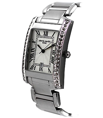 Pierre Cardin Mens Swiss Quartz White Dial Watch  